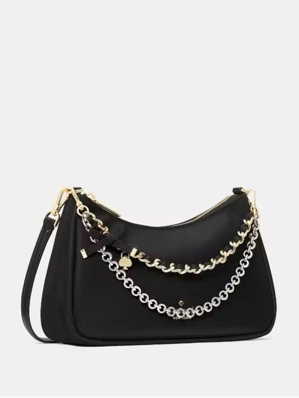 Kate Spade Margot Nylon Convertible Crossbody, Black